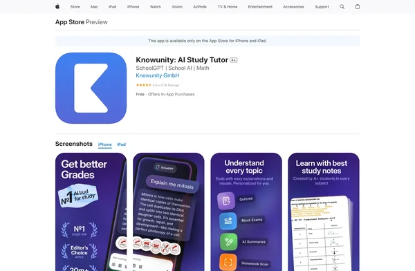 Knowunity: AI Study Tutor