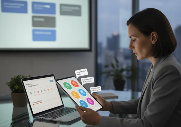 Professional mapping a personalized learning journey