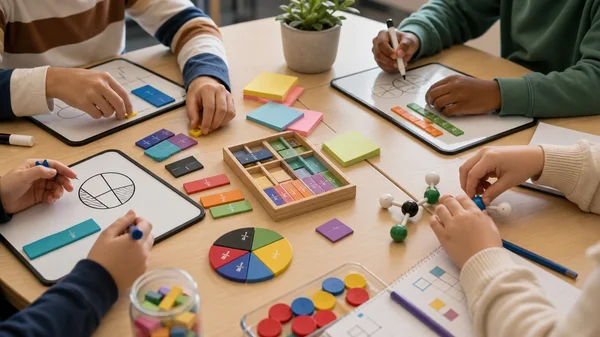 Hands-on tactile study setup